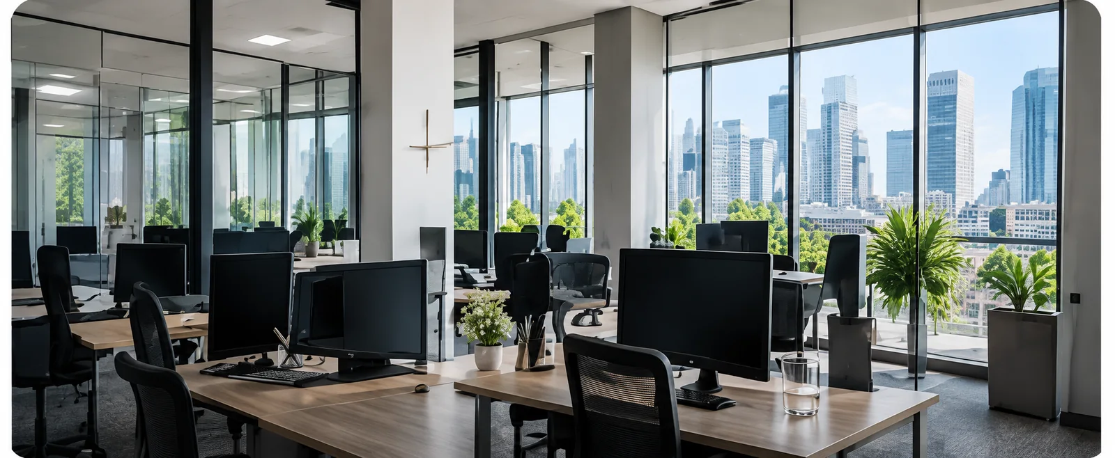 Commercial cleaning office