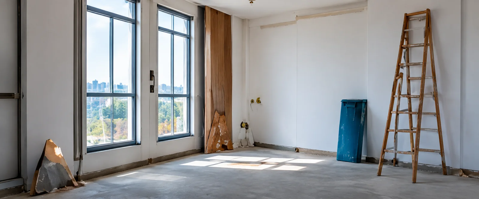 After construction cleaning
